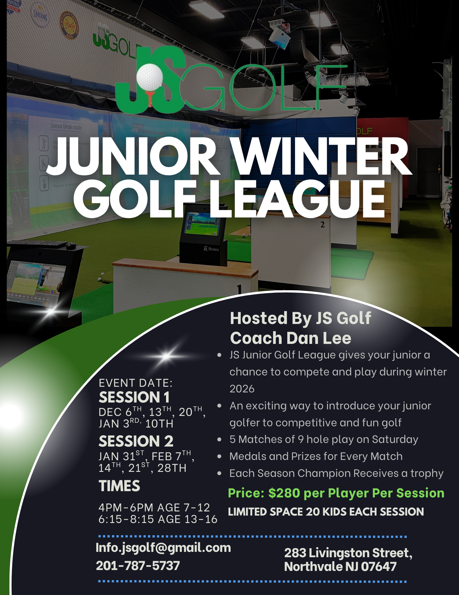 Junior Golf League Players